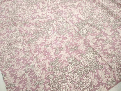 平和屋着物■上質な小紋　草花尽くし　正絹　逸品　DABJ5003qa