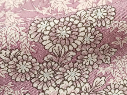 平和屋着物■上質な小紋　草花尽くし　正絹　逸品　DABJ5003qa