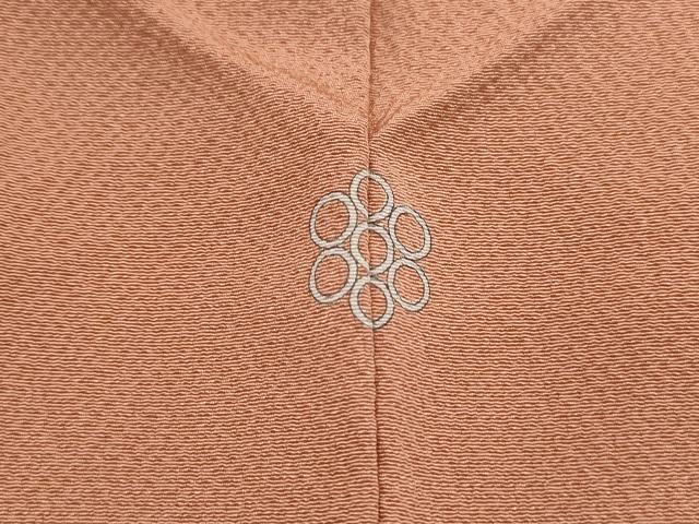 平和屋着物■上質な色無地　ときがら茶色　正絹　逸品　DABJ5007qa