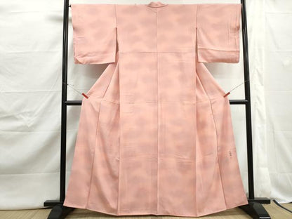 平和屋着物■上質な小紋　作家物　霞文　暈し染め　正絹　逸品　DABJ5008qa