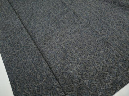平和屋着物■本場大島紬　抽象文　正絹　逸品　DABJ5017qa