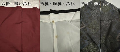 平和屋着物■本場大島紬　花菱文　正絹　逸品　DABJ5028qa