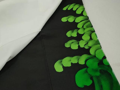 平和屋着物■豪華黒留袖　駒刺繍　霞立波文　銀彩　正絹　逸品　DABJ5059qa