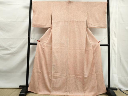 平和屋着物■大変加工の良い総絞り小紋　正絹　逸品　DABJ5062qa