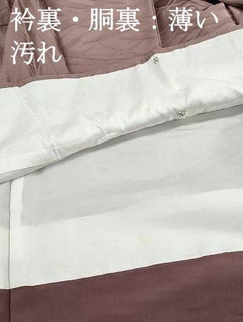 平和屋着物■上質な色無地　幾何学地紋　薄色　正絹　逸品　DABJ5066qa