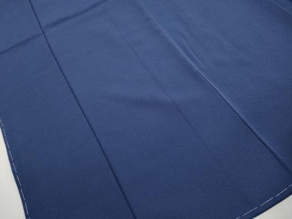平和屋着物■上質な色無地　青藍色　正絹　逸品　DABJ5067qa