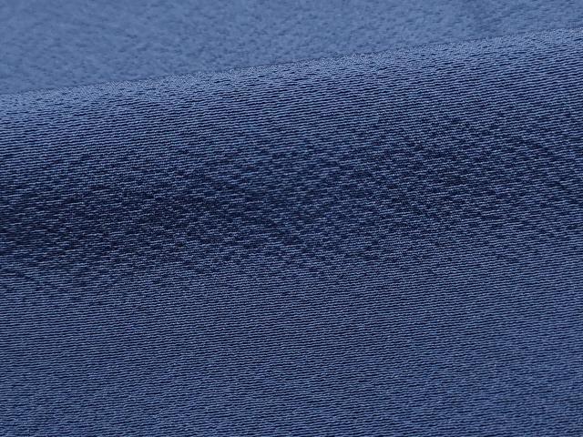 平和屋着物■上質な色無地　青藍色　正絹　逸品　DABJ5067qa
