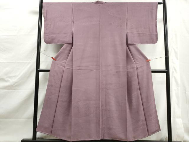 平和屋着物■訪問着　手描き　流水楓花文　正絹　逸品　DABJ5068qa