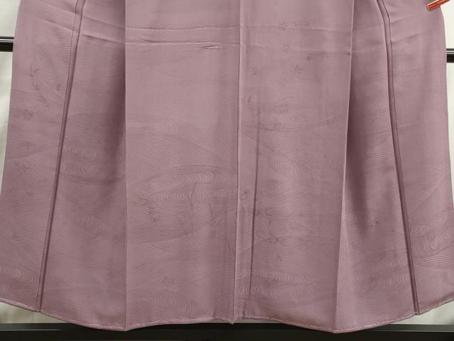 平和屋着物■訪問着　手描き　流水楓花文　正絹　逸品　DABJ5068qa