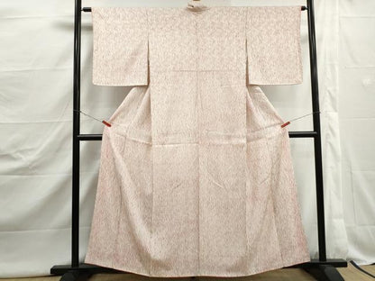 平和屋着物■上質な小紋　杢目絞り　正絹　逸品　DABJ5077qa