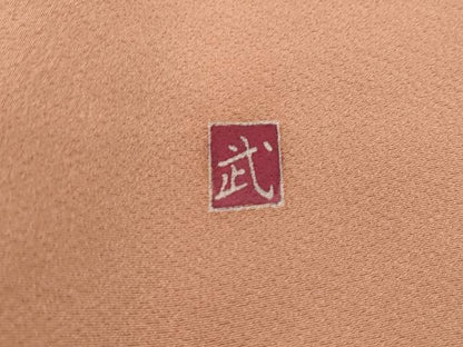 平和屋着物■訪問着　友禅　作家物　枝花文　牡丹　暈し染め　正絹　逸品　DABJ5101qa