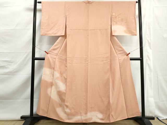 平和屋着物■訪問着　刺繍　エ霞花文　暈し染め　正絹　逸品　DABJ5102qa