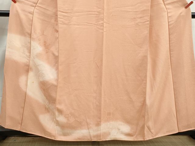 平和屋着物■訪問着　刺繍　エ霞花文　暈し染め　正絹　逸品　DABJ5102qa