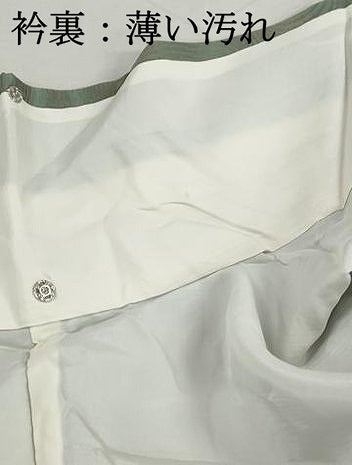 平和屋着物■上質な小紋　霞流水文　暈し染め　正絹　逸品　DABJ5103qa