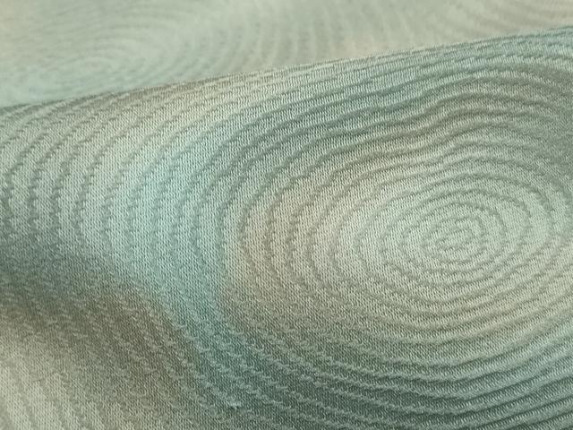 平和屋着物■上質な小紋　霞流水文　暈し染め　正絹　逸品　DABJ5103qa