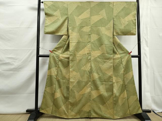 平和屋着物■上質な小紋　吉祥文様　正絹　逸品　DABJ5124qa