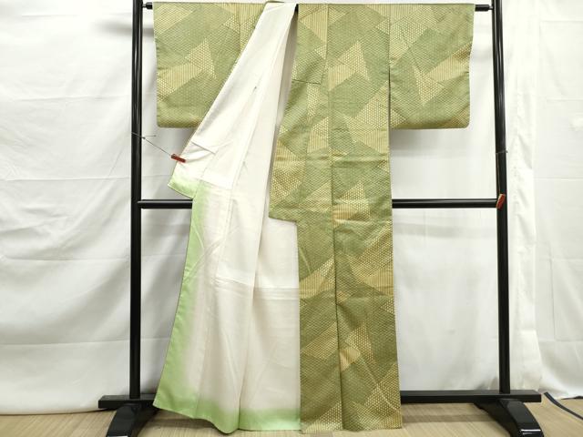 平和屋着物■上質な小紋　吉祥文様　正絹　逸品　DABJ5124qa