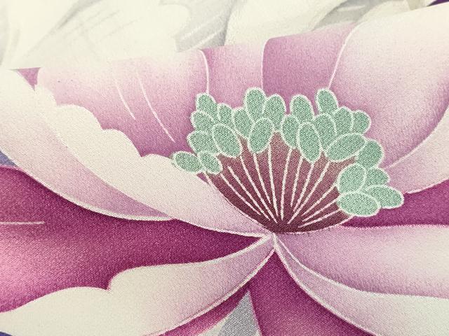 平和屋着物■豪華振袖　駒刺繍　枝花文　暈し染め　正絹　逸品　DABJ5138qa