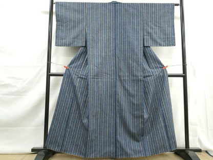 平和屋着物■上質な紬　間道　正絹　逸品　DABJ5142qa