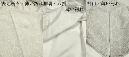 平和屋着物■上質な紬　亀甲文　高島屋金ラベル　正絹　逸品　DABJ5156qa