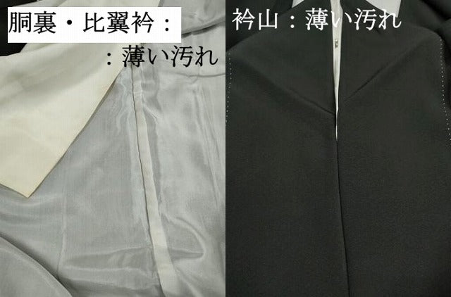 平和屋着物■豪華黒留袖　作家物　駒刺繍　群鶴文　暈し染め　金彩　本金箔　正絹　逸品　DABJ5161qa