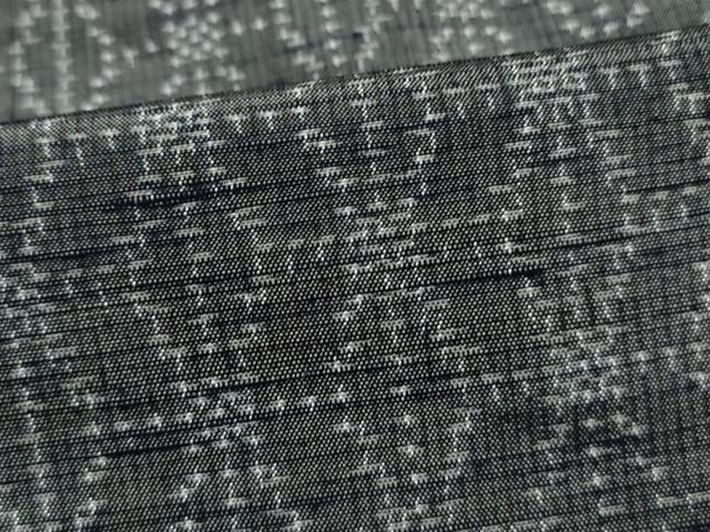 平和屋着物■上質な紬　麻の葉文　正絹　逸品　DABJ5163qa