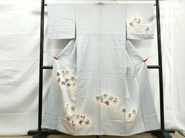 平和屋着物■訪問着　童子遊び　暈し染め　正絹　逸品　DABJ5171qa