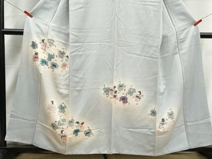 平和屋着物■訪問着　童子遊び　暈し染め　正絹　逸品　DABJ5171qa