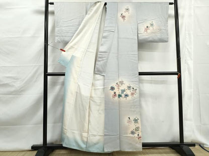 平和屋着物■訪問着　童子遊び　暈し染め　正絹　逸品　DABJ5171qa