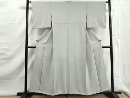 平和屋着物■上質な色無地　紫水晶色　正絹　逸品　DABJ5173qa