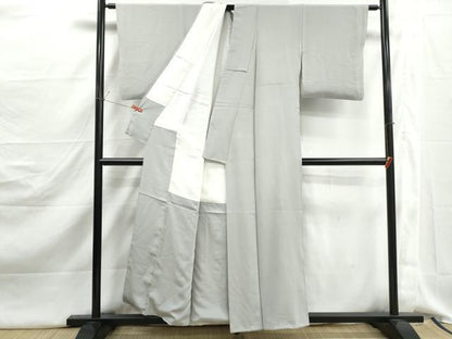 平和屋着物■上質な色無地　紫水晶色　正絹　逸品　DABJ5173qa