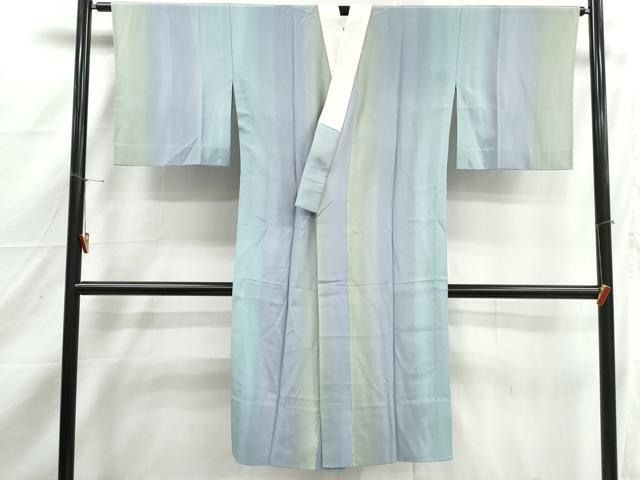 平和屋着物■長襦袢　単衣　霞文　暈し染め　正絹　逸品　DABJ5174qa