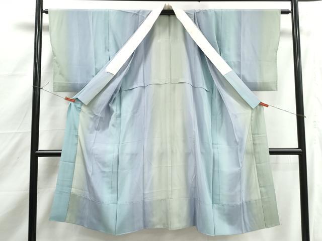平和屋着物■長襦袢　単衣　霞文　暈し染め　正絹　逸品　DABJ5174qa