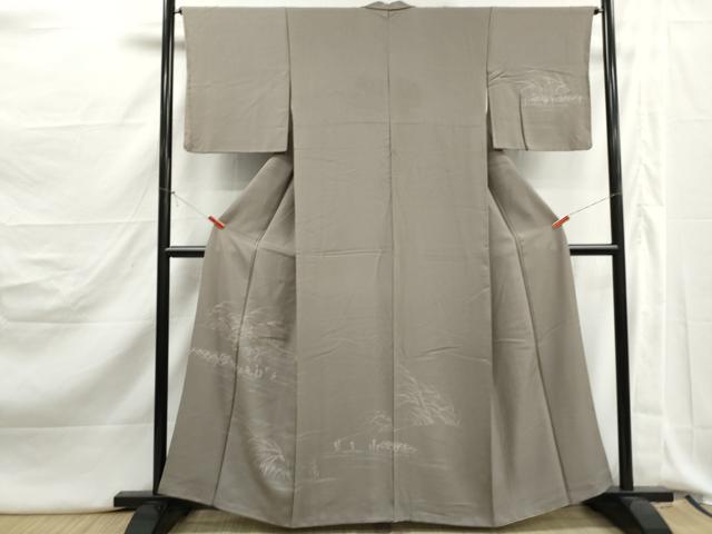 平和屋着物■訪問着　風景文　舟　正絹　逸品　DABJ5201qa