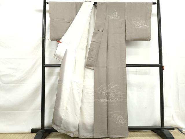 平和屋着物■訪問着　風景文　舟　正絹　逸品　DABJ5201qa
