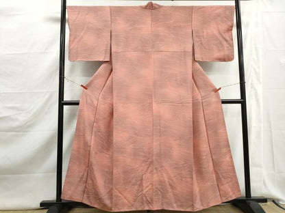 平和屋着物■上質な小紋　流水文　暈し染め　正絹　逸品　DABJ5202qa