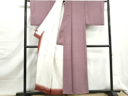 平和屋着物■江戸小紋　鶴亀　正絹　逸品　DABJ5208qa