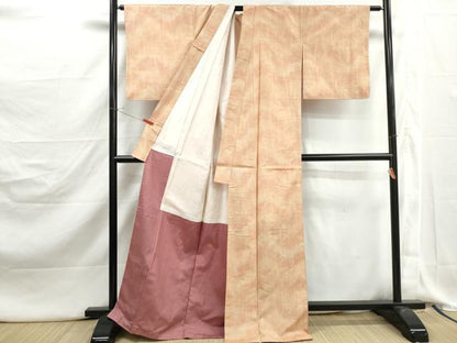 平和屋着物■上質な紬　霞文　暈し染め　正絹　逸品　DABJ5210qa