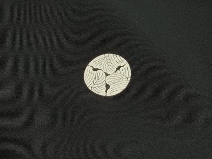 平和屋着物■豪華黒留袖　刺繍　流水鴛鴦花文　暈し染め　金彩　正絹　逸品　DABJ5222qa