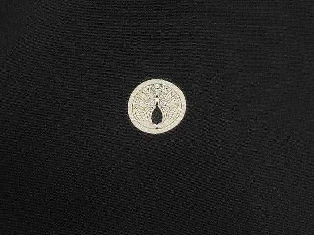 平和屋着物■豪華黒留袖　作家物　駒刺繍　日吉大社之図　金彩　正絹　逸品　DABJ5223qa