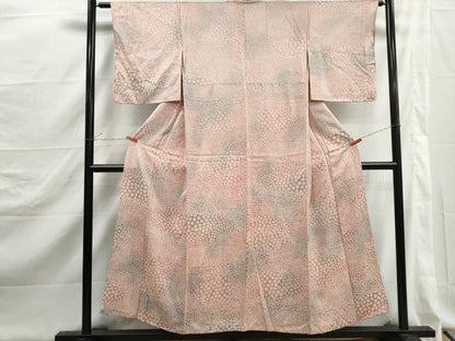 平和屋着物■上質な小紋　小花尽くし　暈し染め　正絹　逸品　DABJ5228qa