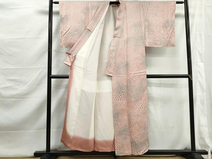 平和屋着物■上質な小紋　小花尽くし　暈し染め　正絹　逸品　DABJ5228qa