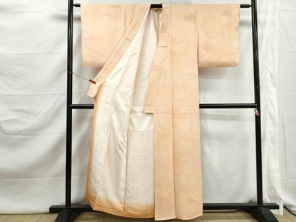 平和屋着物■上質な小紋　絵巻花文　暈し染め　正絹　逸品　DABJ5229qa