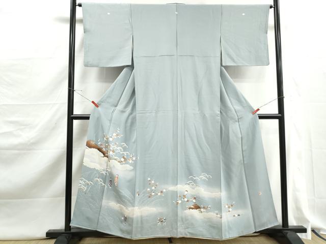 平和屋着物■豪華色留袖　作家物　人物梅松文　暈し染め　正絹　逸品　DABJ5245qa