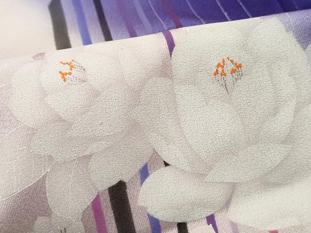 平和屋着物■訪問着　霞草花文　暈し染め　正絹　逸品　DABJ5246qa