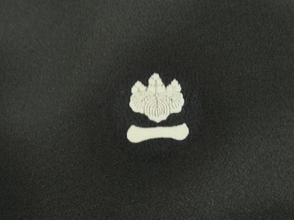 平和屋着物■豪華黒留袖　几帳風景花松文　正絹　逸品　DABJ5249qa