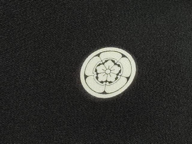 平和屋着物■豪華黒留袖　刺繍　屏風花鳥文　鳳凰　牡丹　金糸　正絹　逸品　DABJ5250qa