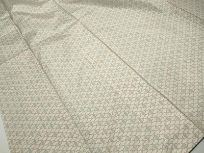 平和屋着物■上質な紬　網目文　正絹　逸品　DABJ5255qa