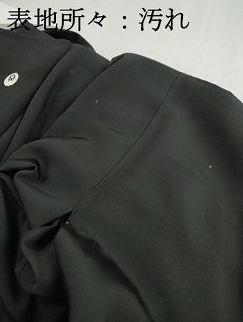 平和屋着物■豪華黒留袖　地紙飛鶴花文　金彩　正絹　逸品　DABJ5260qa