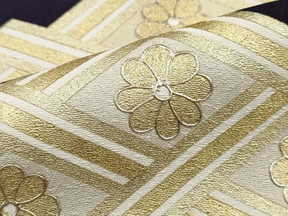 平和屋着物■豪華色留袖　駒刺繍　格子花松文　金彩　正絹　逸品　DABJ5265qa